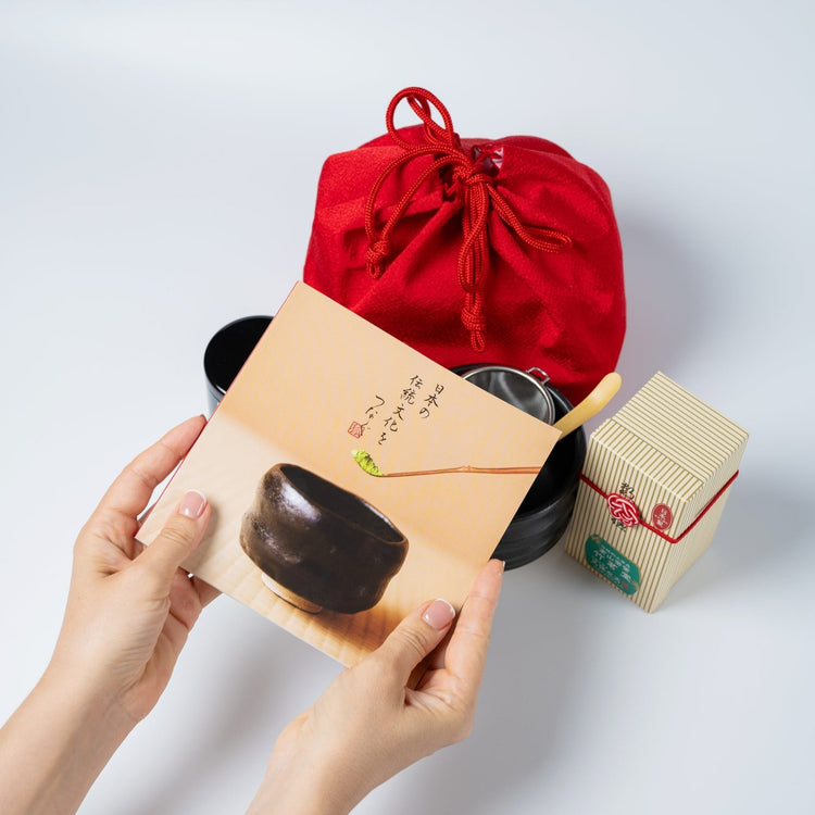 お抹茶茶道具セットred
