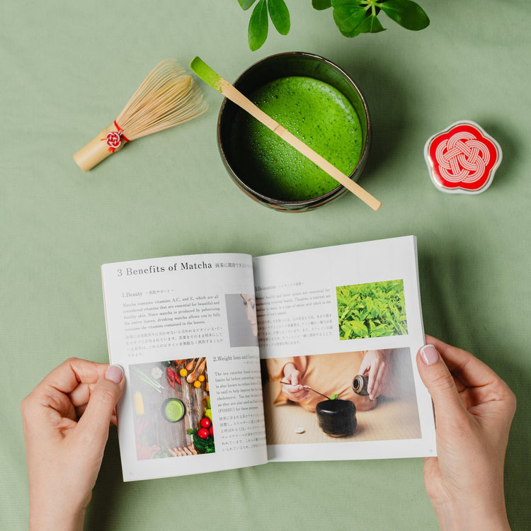 Deluxe Matcha Set “Mizuhiki” – Handmade Japanese Tea Set by KITSUNE