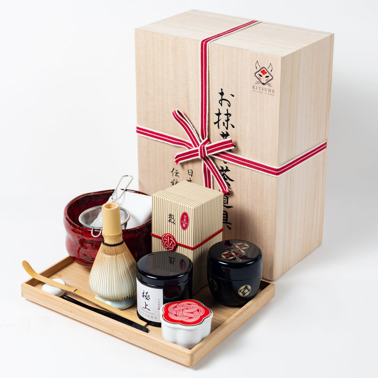 kitsune matcha set SADO