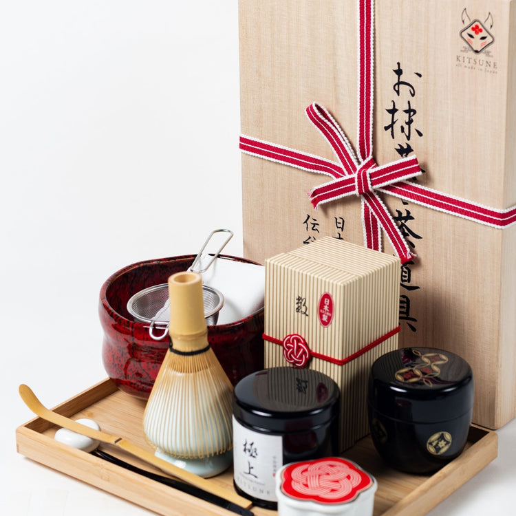 kitsune matcha set SADO